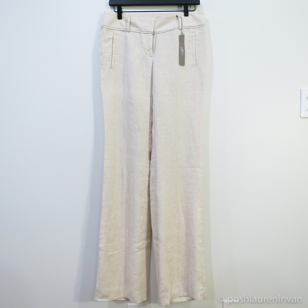 LOFT Marisa 100% Linen Trousers (*NWT!*) – Size 2
